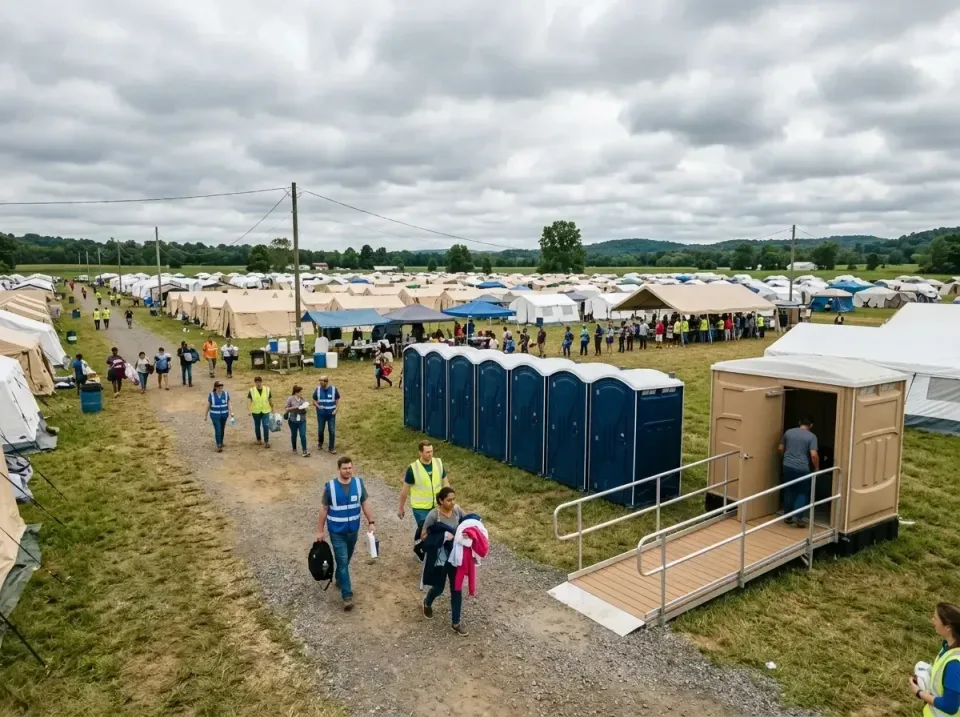 disaster-relief-camp-restrooms-010 — frequently asked questions, Dumpster & Portable Bathrooms Rental in Paris, AR